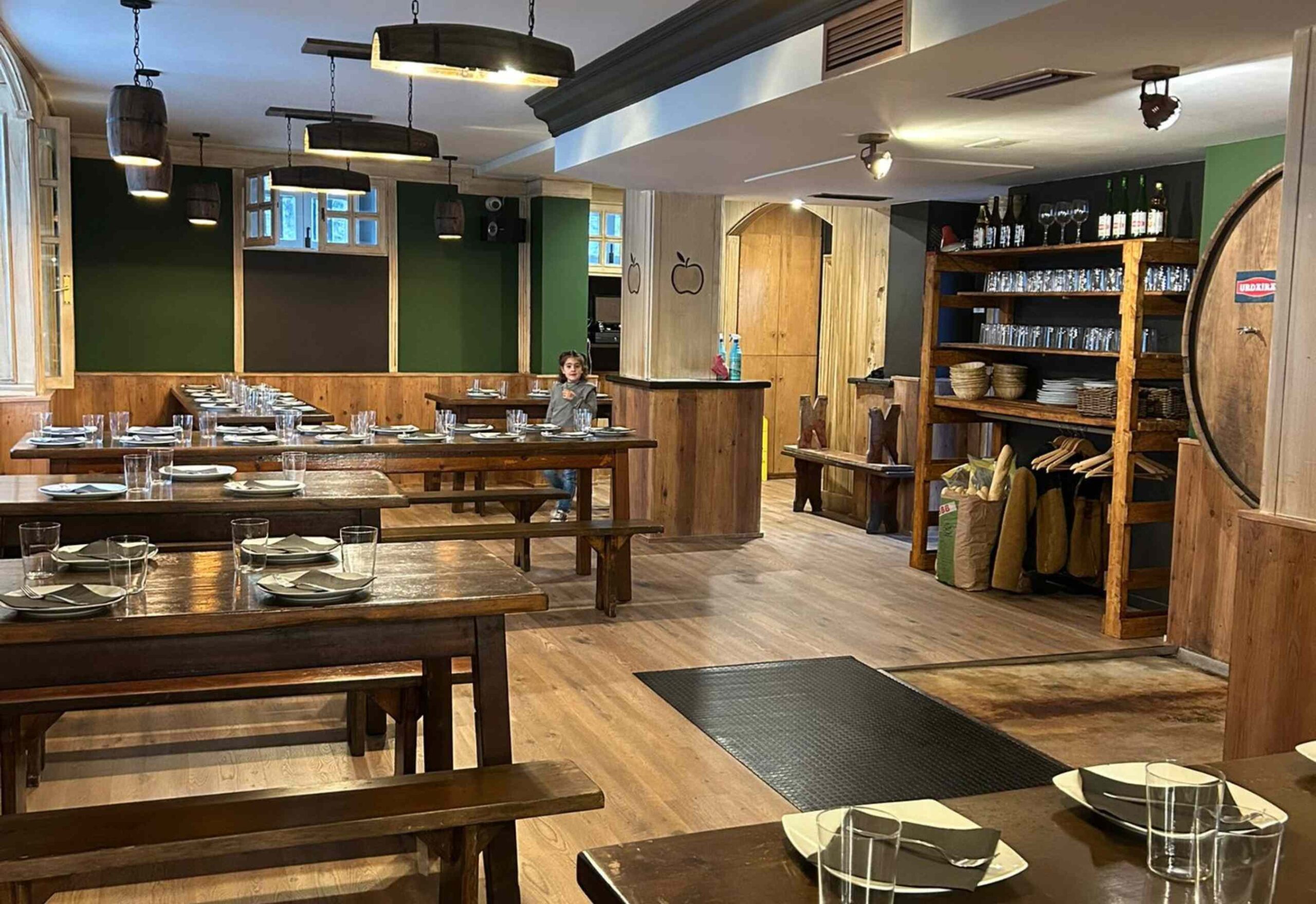 Menú de Erkiaga Sagardotegia